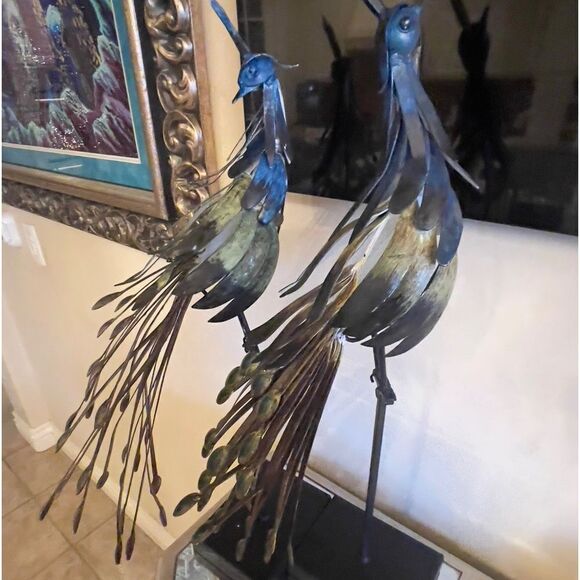 DESIGNER PEACOCK Metal Decor! - Picture 10 of 17